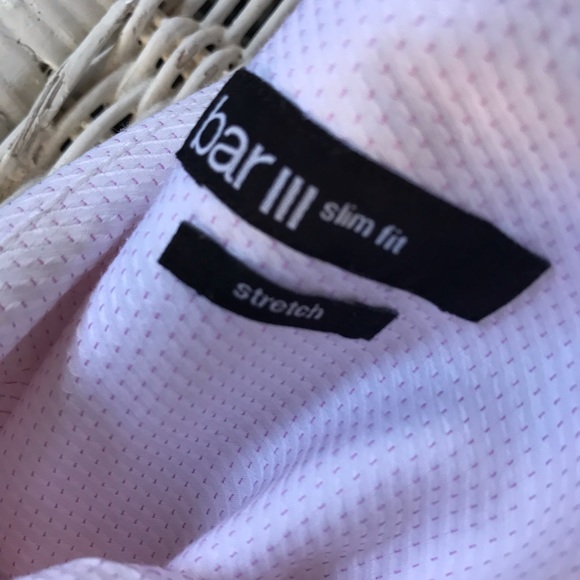 Men’s slim fit button up, pale pink size XL - Picture 3 of 4